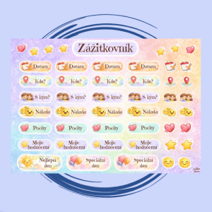 Samolepky do Zážitkovníku 1 Samolepky do Zážitkovníku 1