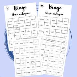 Bingo - slova nadřazená - čb bez vzoru