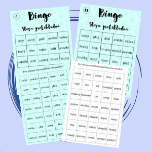 Bingo - slova protikladná - mint
