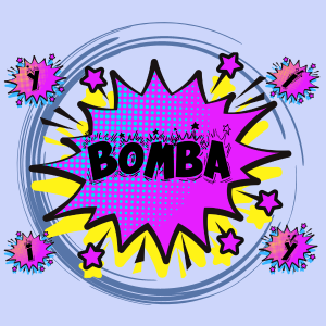 Bomba - Vyjm. slova B - M (modrá)
