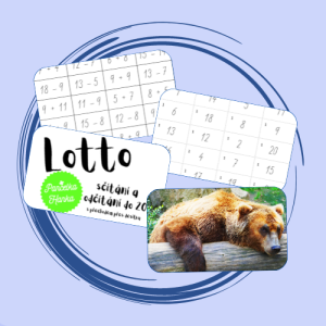 Lotto – sčítání a odčítání do 20 s přechodem přes desítku