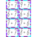 Flashcards - sčítání a odčítání do 20 s přechodem a výsledky (barevný rámeček)