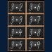Flashcards - malá násobilka s výsledky (tabule)