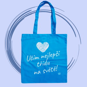 Taška - Učím nej třídu - tyrkysová